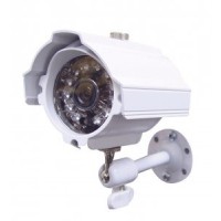 Color Bullet Day/Night Camera With IR LEDs - White Housing